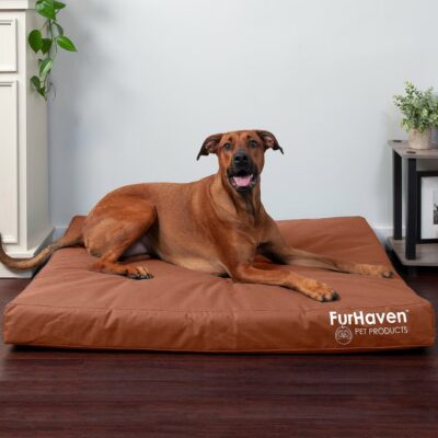 FurHaven Deluxe Oxford Orthopedic Dog Bed