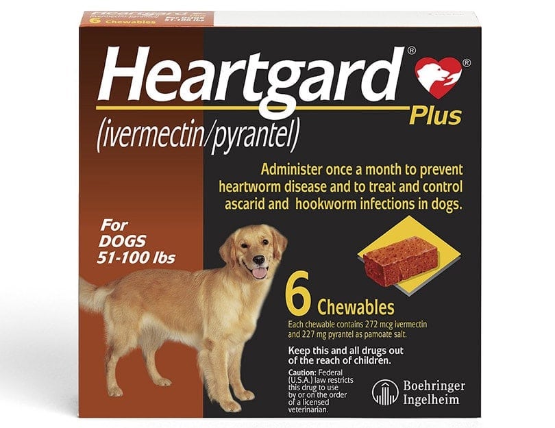 Heartgard Plus for dogs (51-100 lbs)