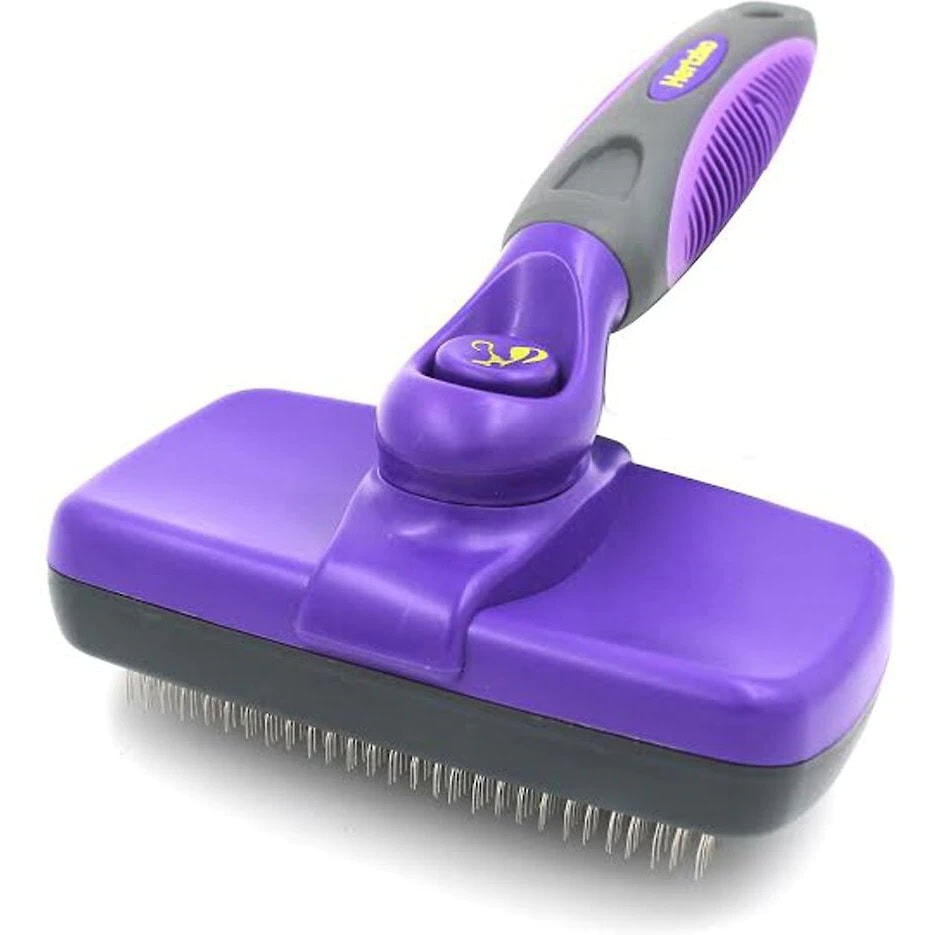 Hertzko Self-Cleaning Dog & Cat Slicker Brush
