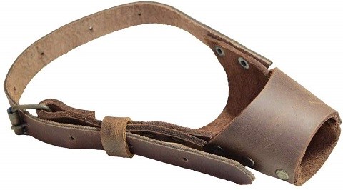 Hide & Drink Handmade Leather Dog Muzzle Guard