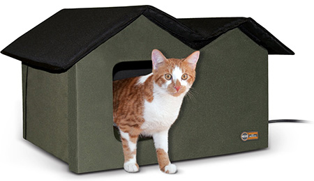 K&H Extra-Wide Outdoor Heated Cat House