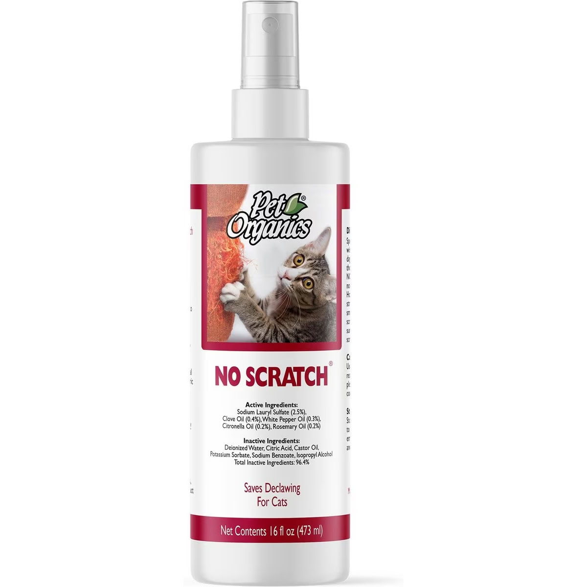 NaturVet Pet Organics No-Scratch for Cats