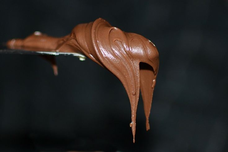 Nutella on spoon