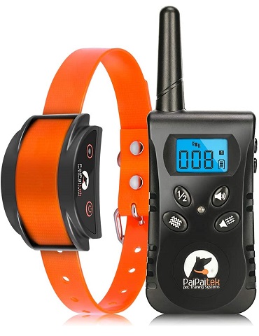 Paipaitek No Shock Dog Training Collar, No Prongs & Waterproof Humane Vibration Collar for Dogs