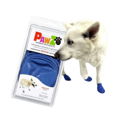 PawZ Waterproof Rubber Dog Boots