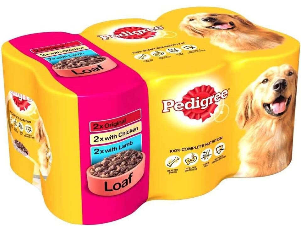 Pedigree Chunks In Loaf Canned Dog Food