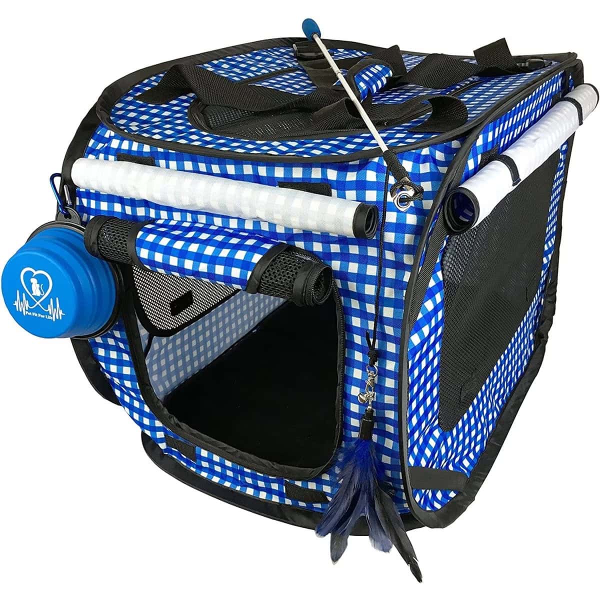 Pet Fit For Life Collapsible/Portable Cat Cage/Condo
