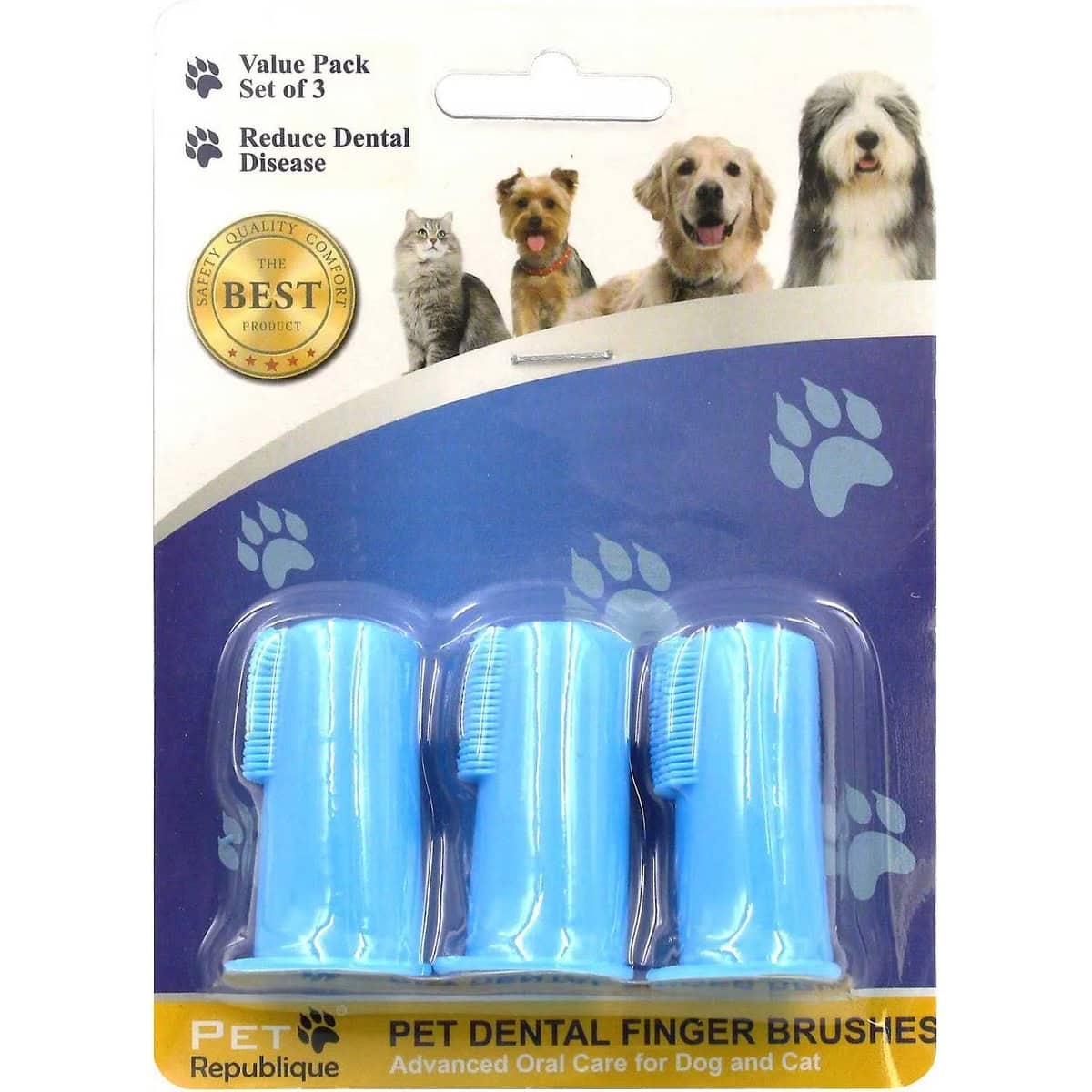 Pet Republique Dog & Cat Finger Brush