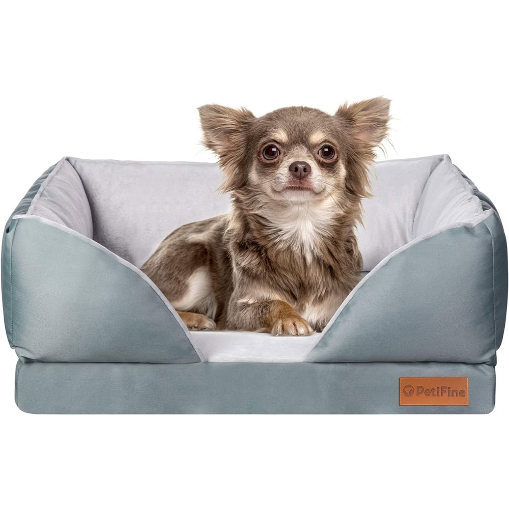 PetiFine Memory Foam Dog Bed For Small Dogs