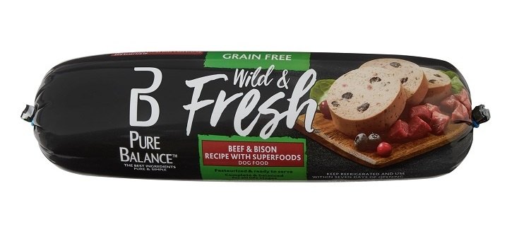 Pure Balance Wild & Fresh Beef & Bison Recipe with Superfoods Fresh Dog Food