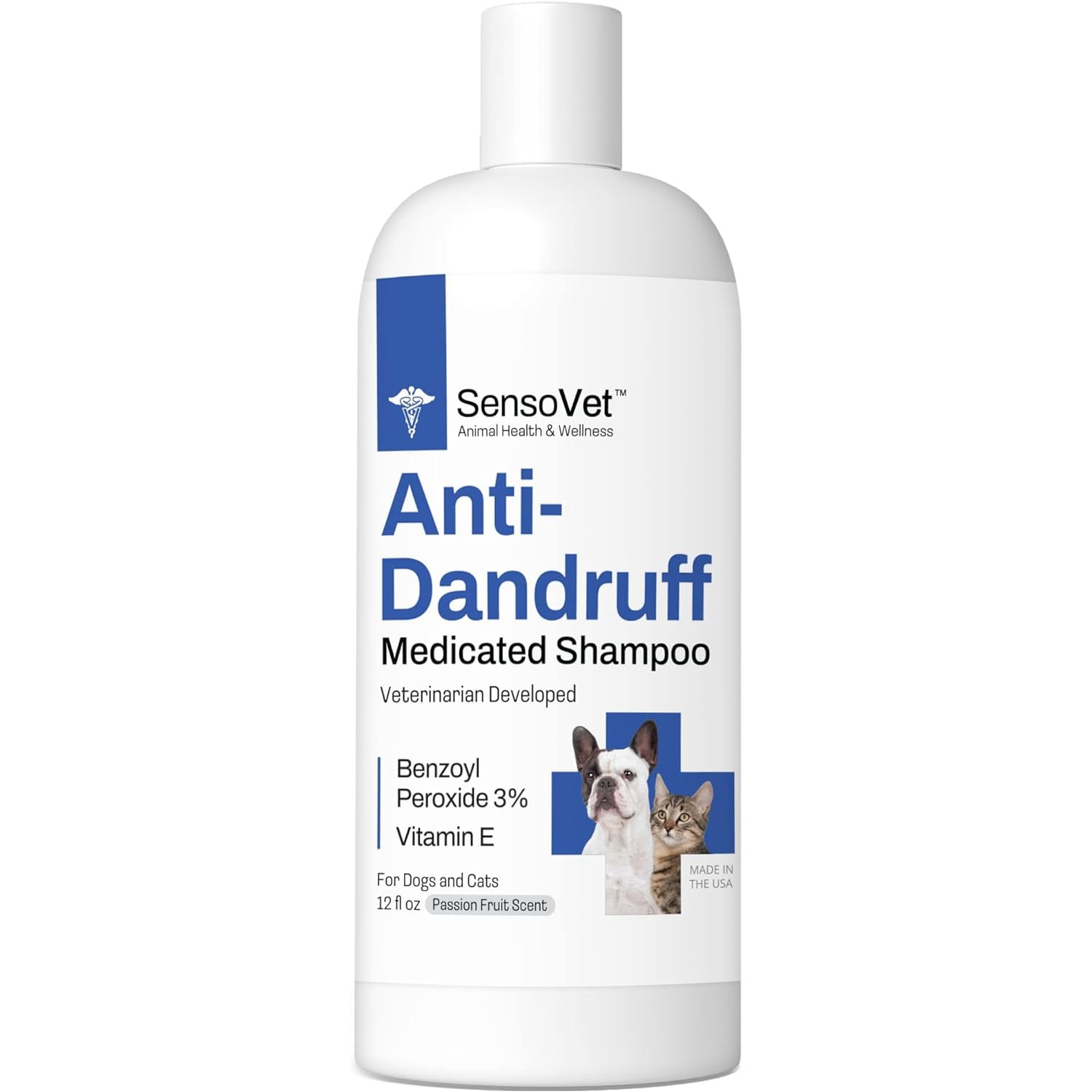 SensoVet Dandruff Shampoo for Cats & Dogs new