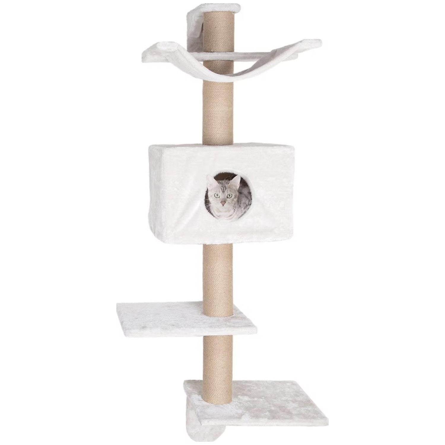 TRIXIE Dayna 59.8-in Plush Wall Mounted Cat Tree