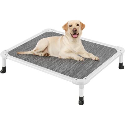 Veehoo Chew-Proof Elevated Dog Bed