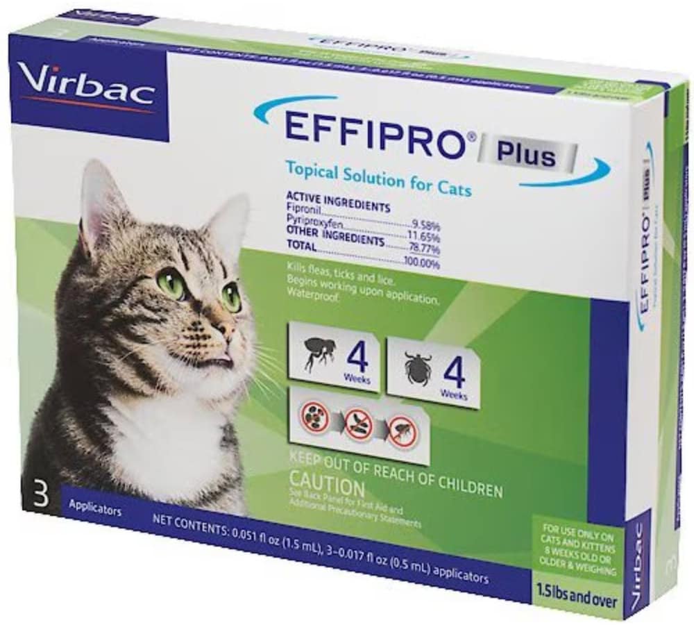 Virbac Effipro Plus Cat Topical Solution 