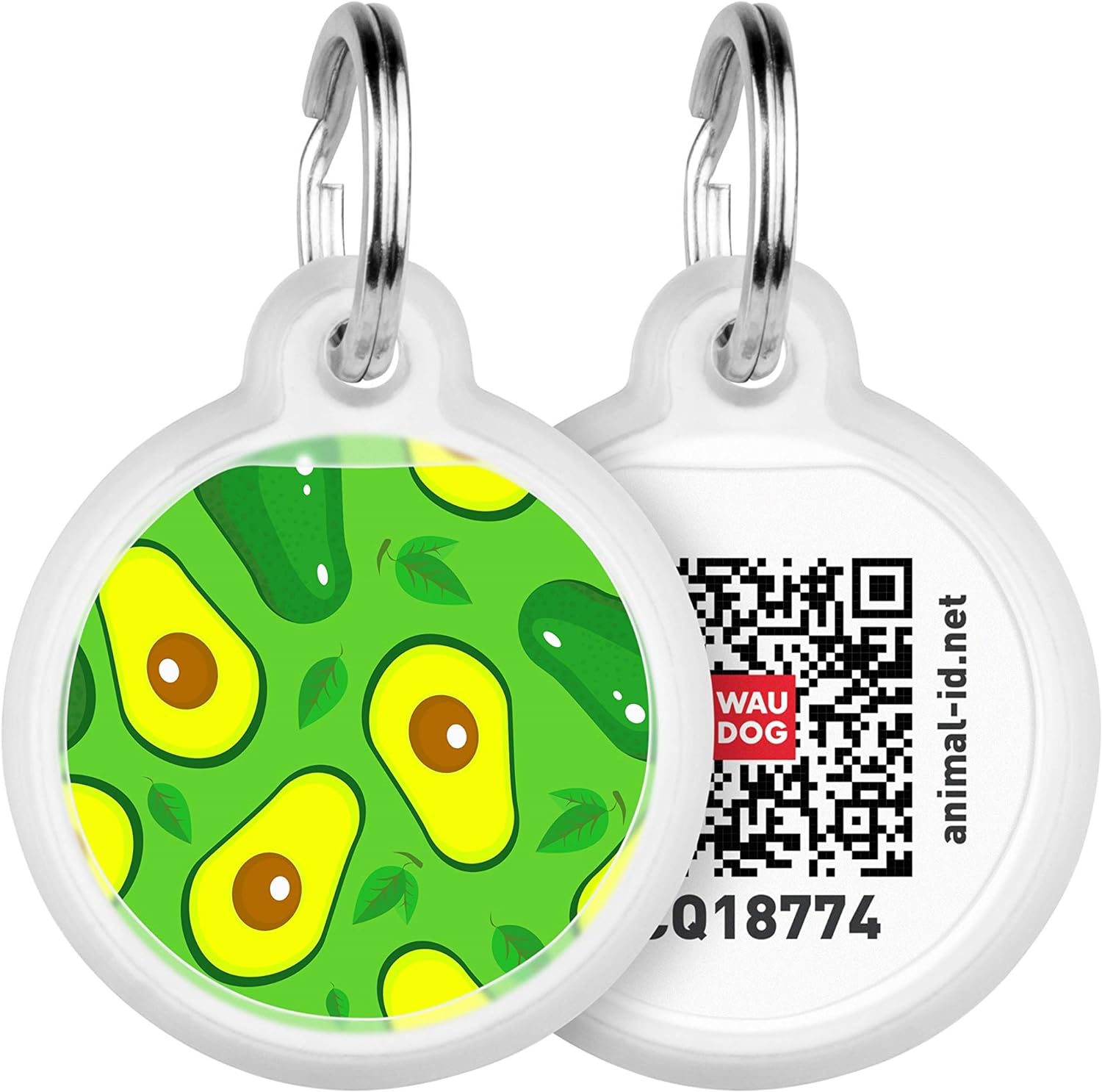 WAUDOG Silicone QR Code Pet ID Tags