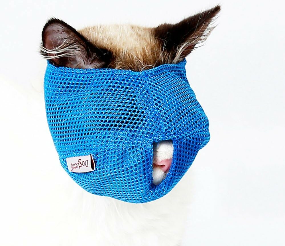 ZOOPOLR Breathable Mesh Cat Muzzles