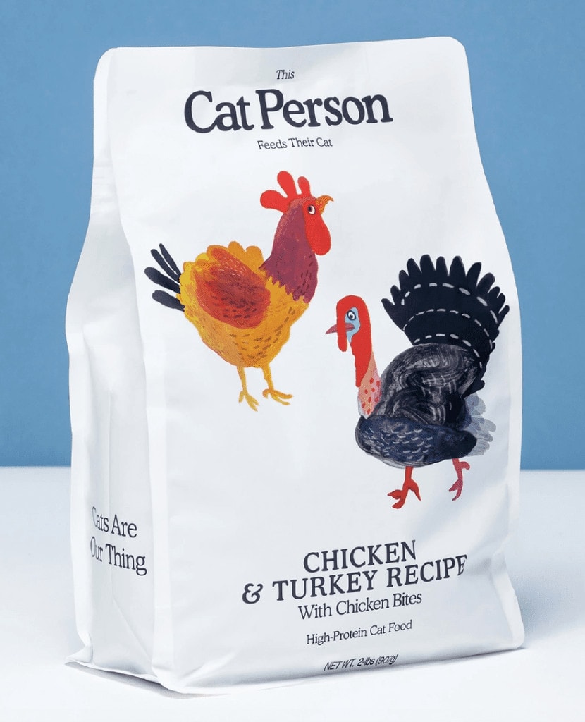 chicken and turkey dry cat person