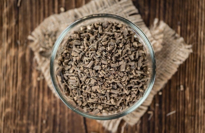 heap of valerian roots