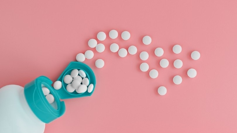 pills out of a bottle