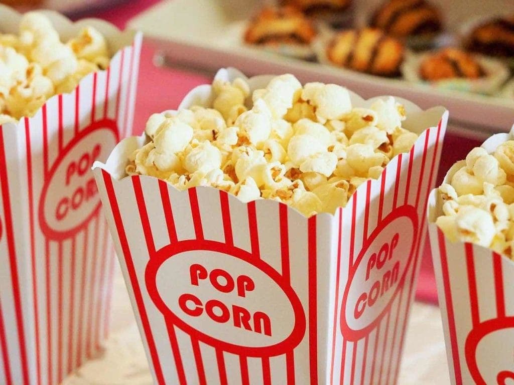 popcorn in box