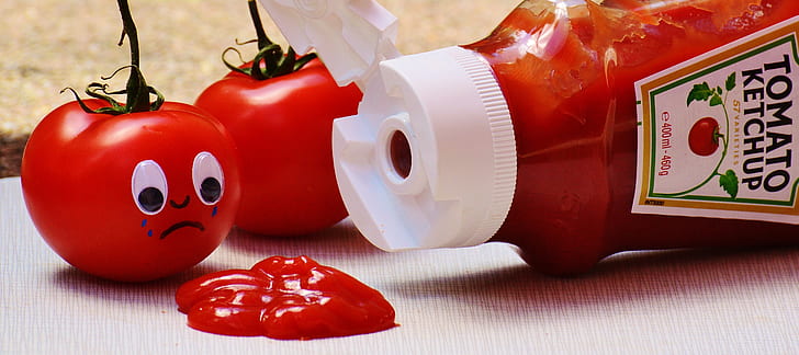 tomato ketchup bottle