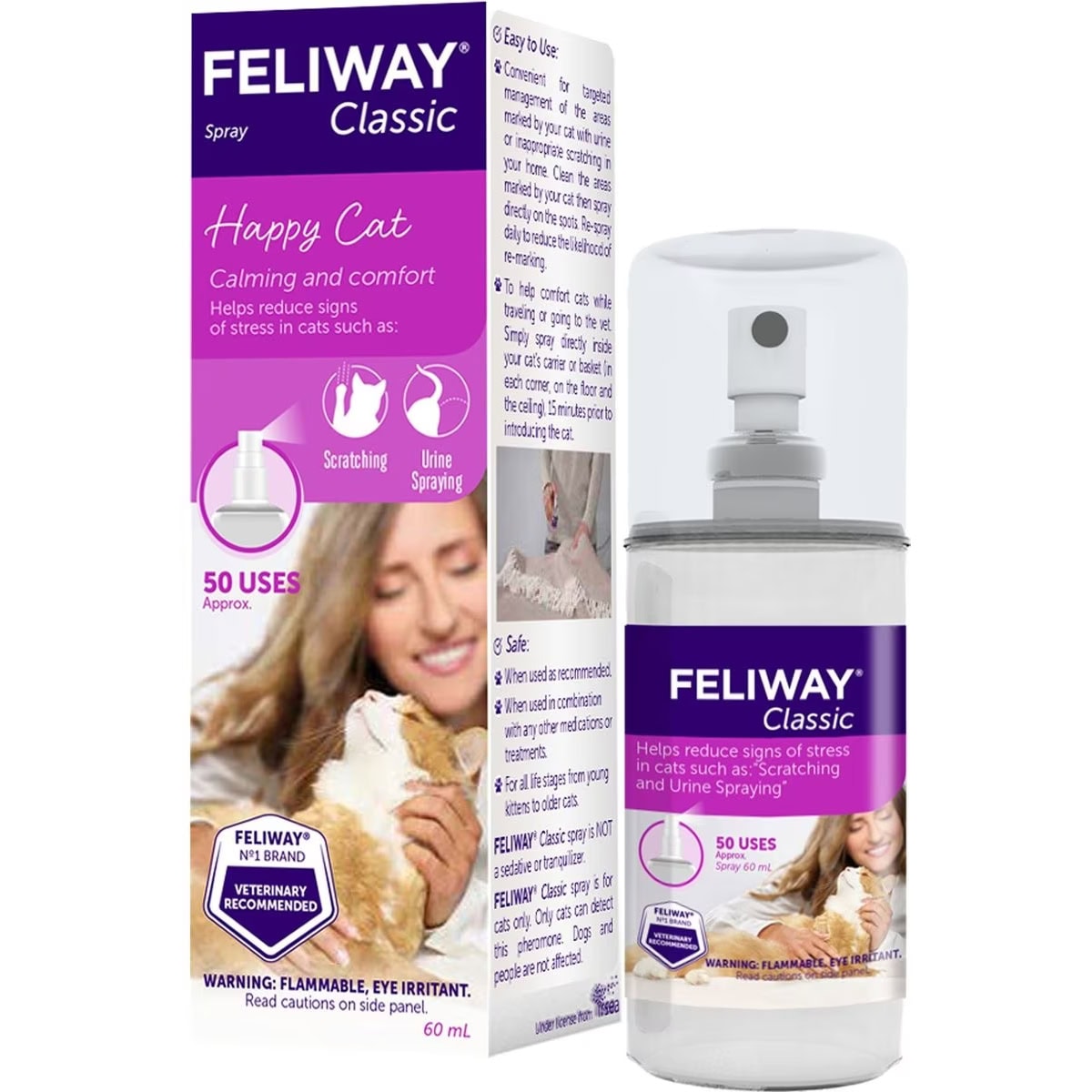 Feliway Classic Calming Spray for Cats 