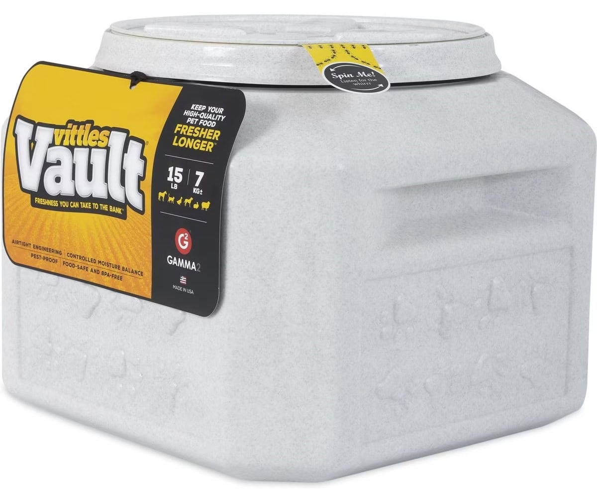 Gamma2 Vittles Vault Pet Food Storage 