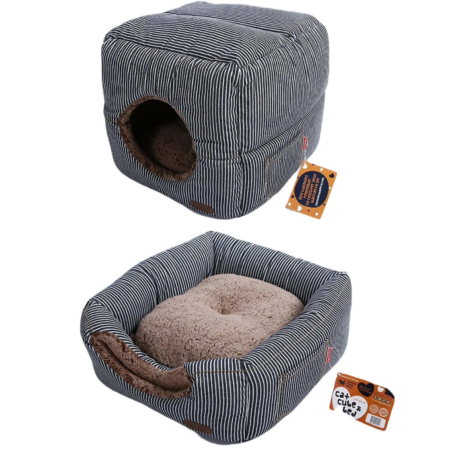 Smiling Paws Cat House for Indoor Cats 