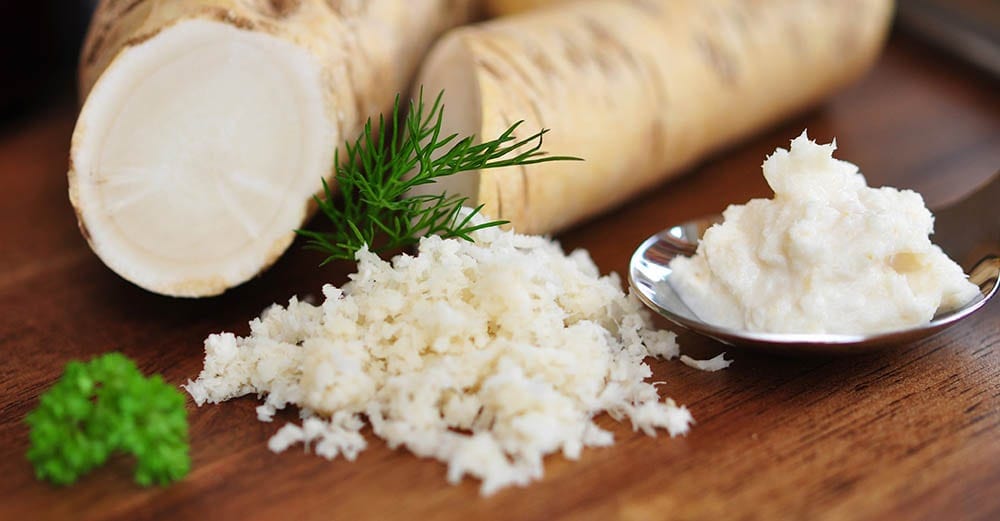shredded horseradish