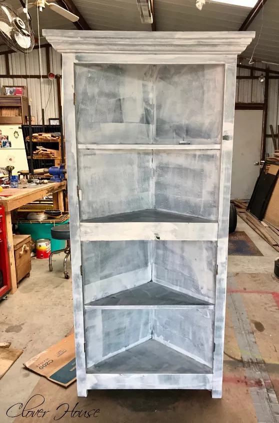 Corner Cabinet to Cat Condo