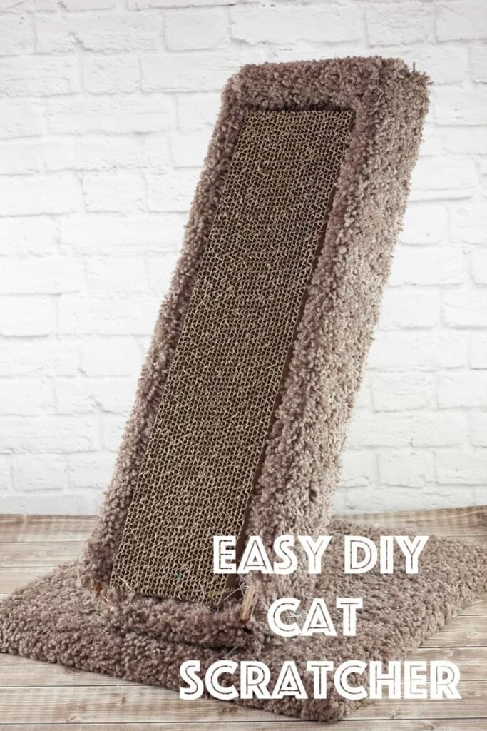 Corrugated Cardboard Scratching Post- Third stop on the right