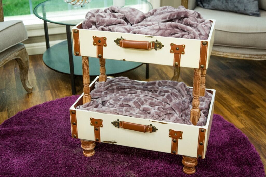DIY Cat Suitcase Bunk Bed- Hallmark Channel 