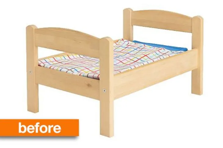 DIY Doll Bed Turned Cat Bunk Bed- Apartment Therapy 