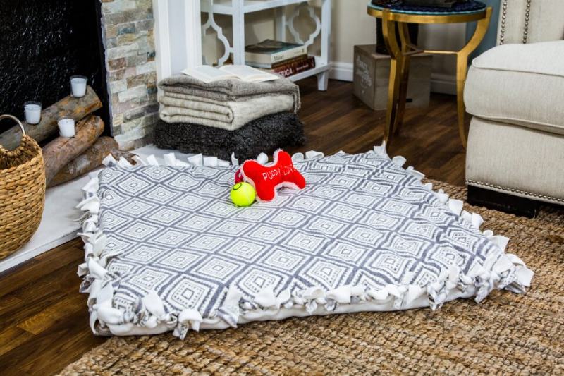 DIY No Sew Animal Bed