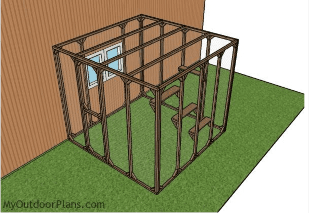 DIY Woodworking Cat Enclosure- My outdoor plans