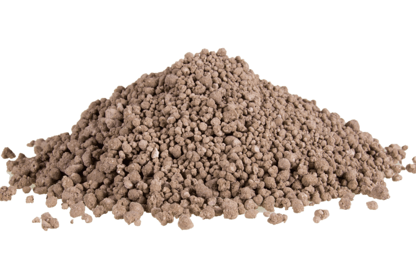 Granular dolomite limestone on the ground