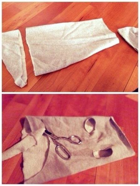 No Sew Five Minute Dog Sweater