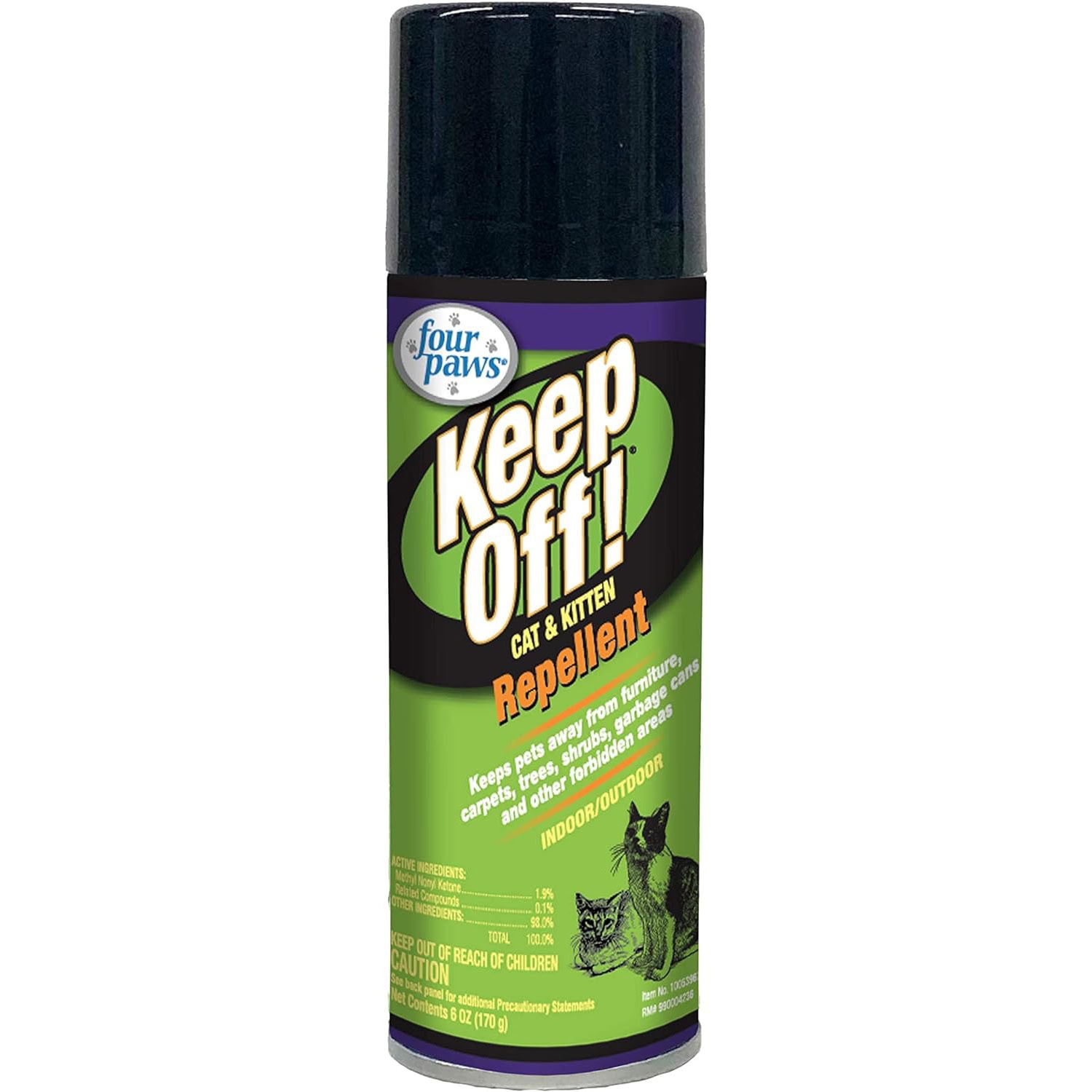 Four Paws Keep Off! Cat Repellent Outdoor & Indoor Spray