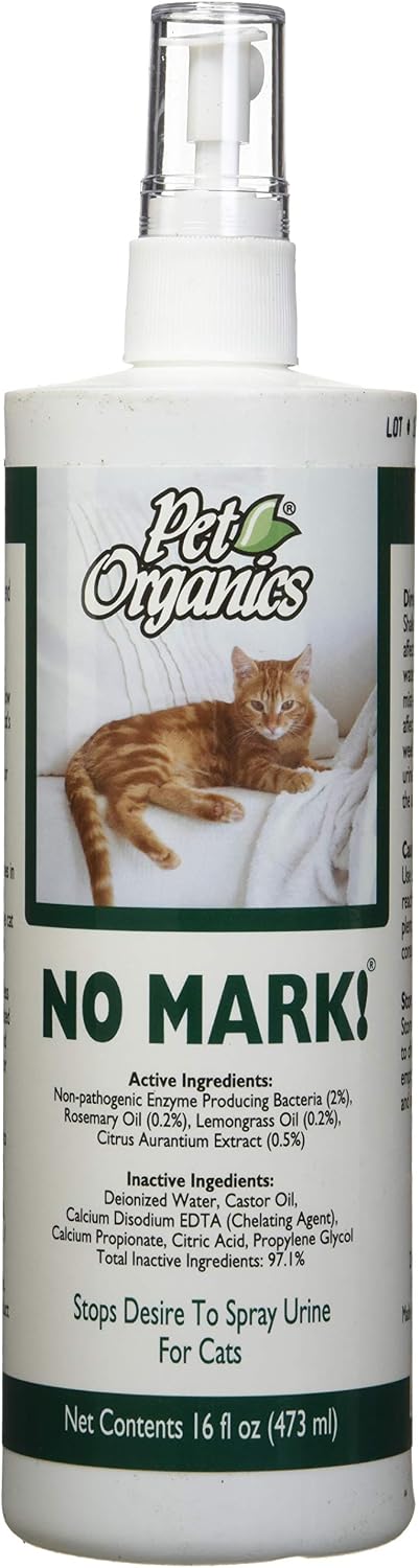 NaturVet Pet Organics No Mark! Cat Spray