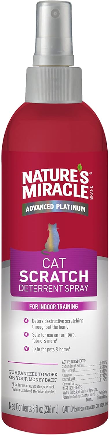 Nature's Miracle Advanced Platinum Cat Scratch Deterrent Spray
