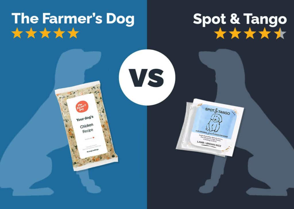 The Farmer's Dog vs Spot & Tango