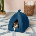 Furhaven Calming Fleece Covered Bed