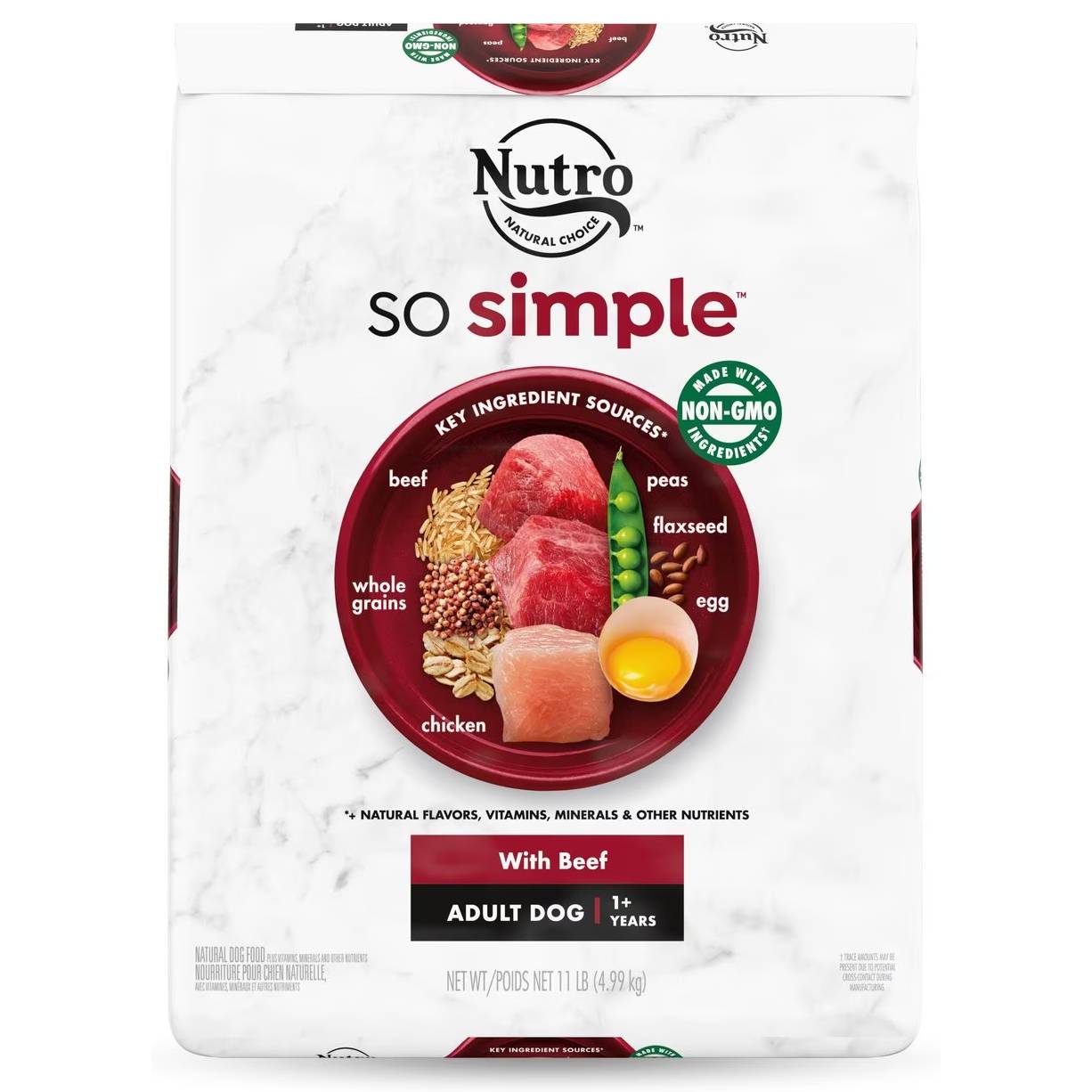 NUTRO So Simple Adult Beef & Rice Dry Dog Food