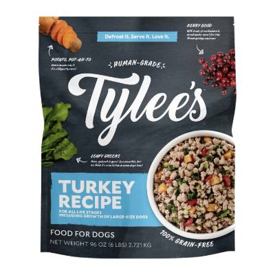 Tylee’s Human-Grade Turkey Recipe Frozen Dog Food