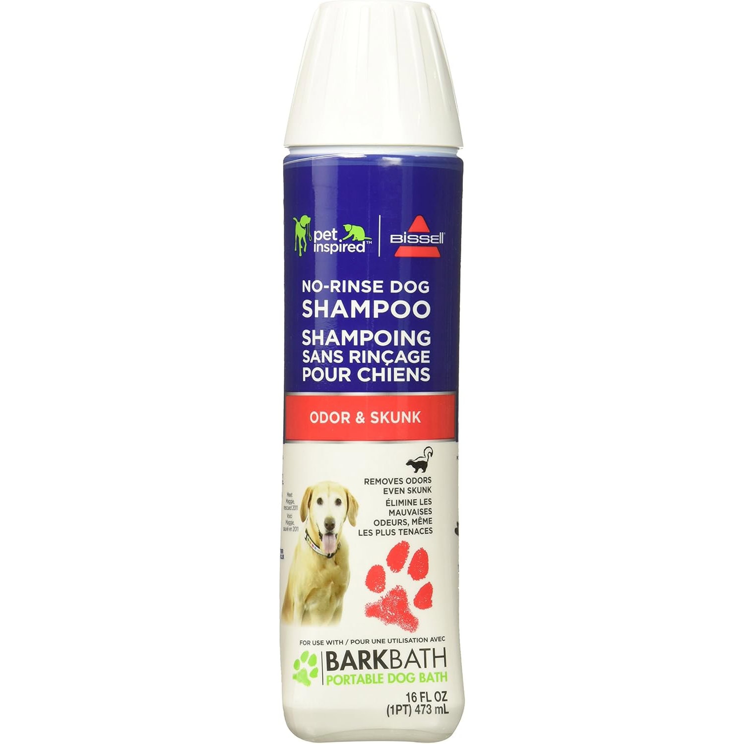 Bissell BarkBath Odor & Skunk No Rinse Dog Shampoo