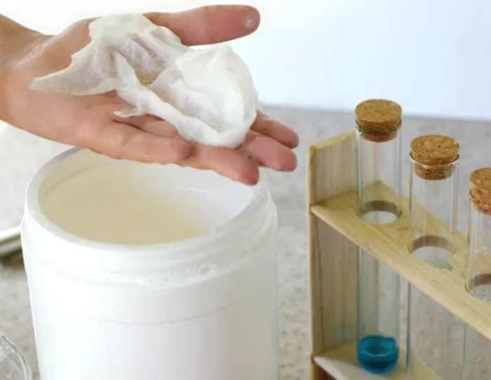 DIY DOG PAW WIPES AND SPRAY