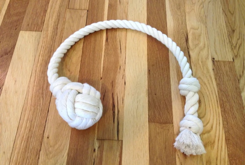 DIY dog rope toys