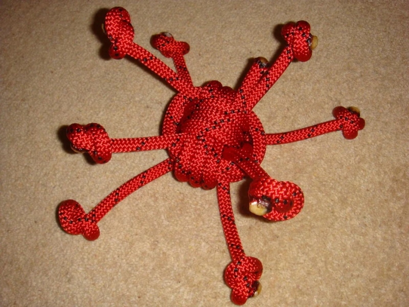 DIY dog rope toys