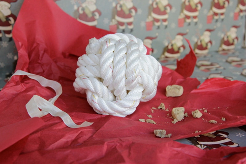DIY dog rope toys