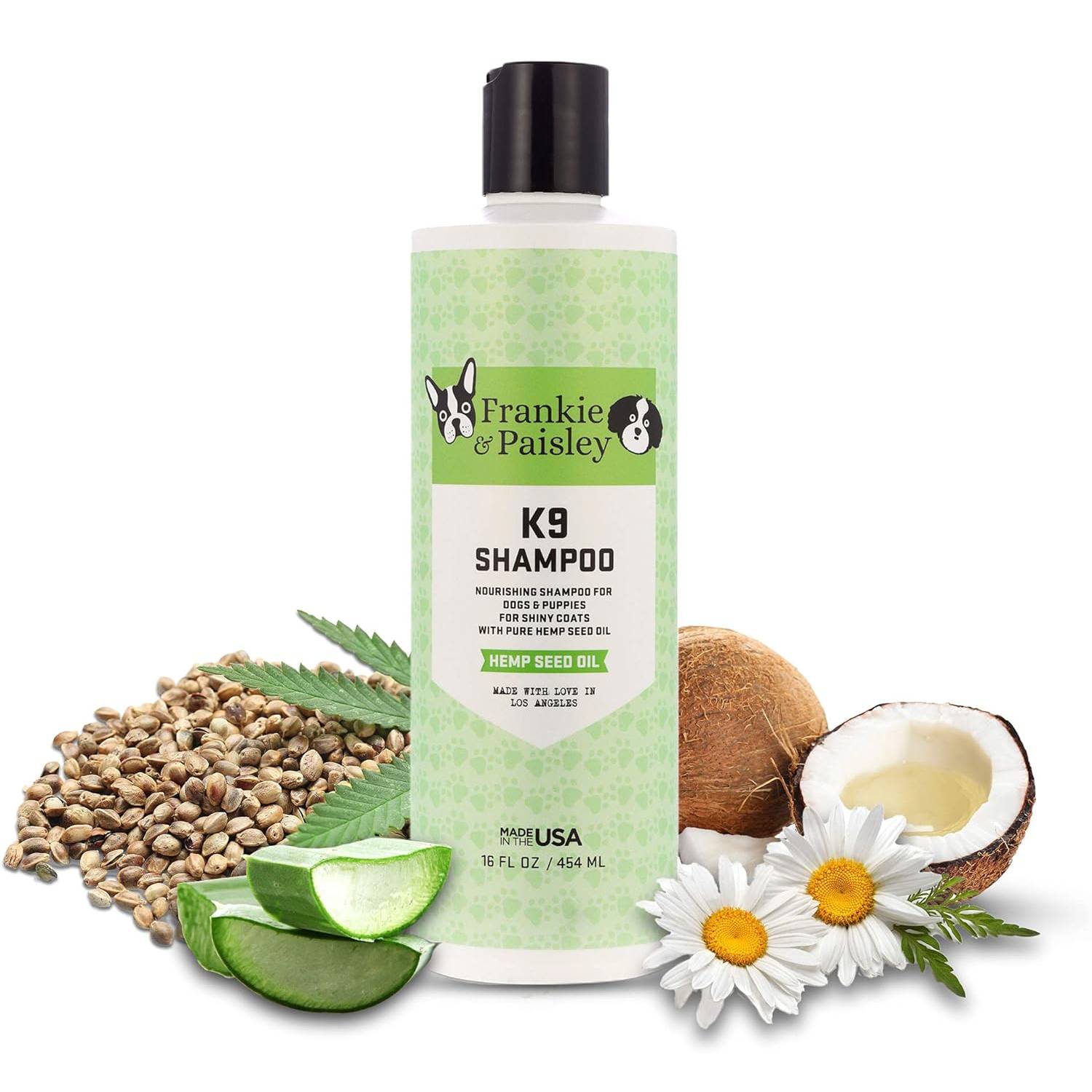 Frankie & Paisley K9 Hemp Seed Oil Dog Shampoo
